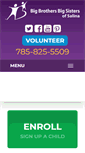 Mobile Screenshot of bbbssalina.org